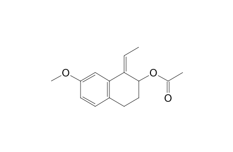 (Z)-1-Ethylidene-1,2,3,4-tetrahydro-7-methoxynaphthalen-2-yl Acetate