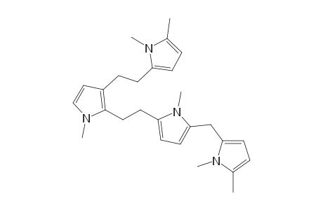 1-[5-(1,5-Dimethylpyrrol-2-yl)methyl-N-methylpyrrol-2-yl]-2-[2-(1,5-dimethylpyrrol-2-yl)ethyl-N-methylpyrrol-2-yl]ethane