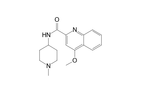 4-Methoxy-N-(1-methyl-4-piperidinyl)-2-quinolinecarboxamide