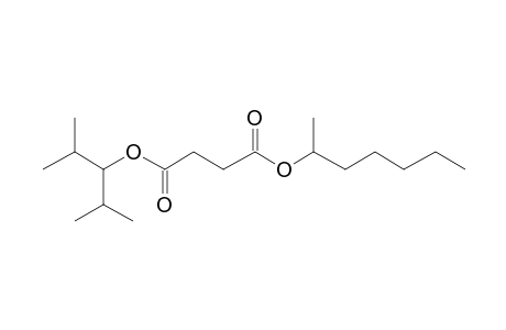 Succinic acid, hept-2-yl 2,4-dimethylpent-3-yl ester