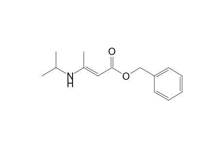 Benzyl 3-(N-isopropyl)amino-2-butenoate