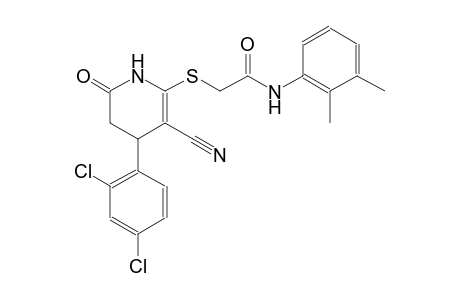 acetamide, 2-[[3-cyano-4-(2,4-dichlorophenyl)-1,4,5,6-tetrahydro-6-oxo-2-pyridinyl]thio]-N-(2,3-dimethylphenyl)-