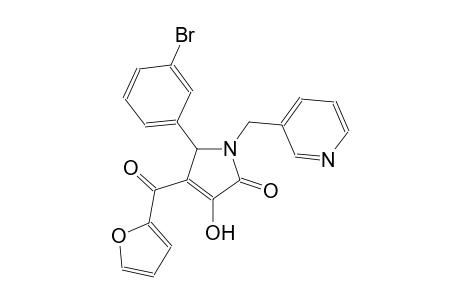5-(3-bromophenyl)-4-(2-furoyl)-3-hydroxy-1-(3-pyridinylmethyl)-1,5-dihydro-2H-pyrrol-2-one