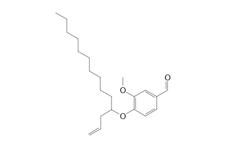 3-methoxy-4-(tetradec-1-en-4-yloxy)benzaldehyde