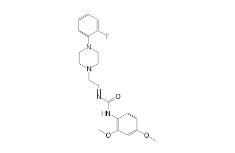 N-(2,4-dimethoxyphenyl)-N'-{2-[4-(2-fluorophenyl)-1-piperazinyl]ethyl}urea