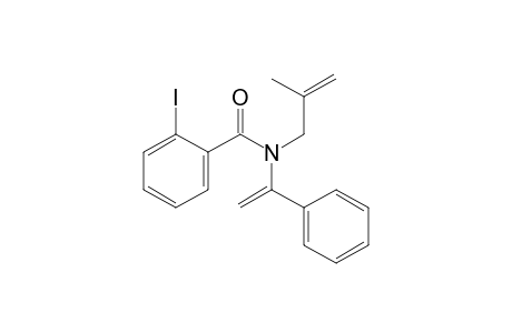 N-(2-Methylprop-2-en-1-yl)-N-(1-phenylethenyl)-2-iodobenzamide