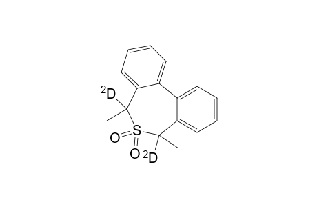 Dibenzo[c,e]thiepin-5,7-D2, 5,7-dihydro-5,7-dimethyl-, 6,6-dioxide, trans-