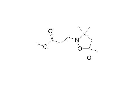 METHYL_5-HYDROXY-3,3,5-TRIMETHYLISOXAZOLIDINE-2-PROPIONATE