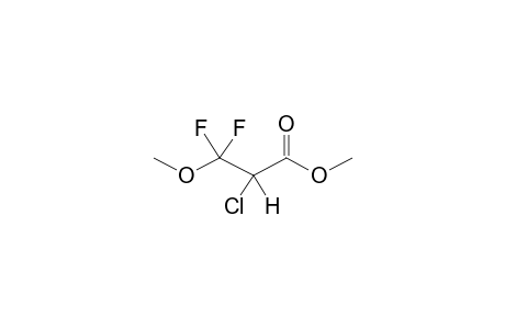 METHYL 2-CHLORO-3,3-DIFLUORO-3-METHOXYPROPANOATE