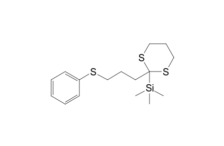 2-[(3-Phenylthio)propyl]-2-trimethylsilyl-1,3-dithiane