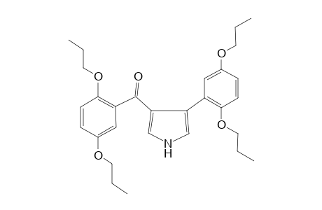 (2,5-dipropoxyphenyl)-[4-(2,5-dipropoxyphenyl)-1H-pyrrol-3-yl]methanone