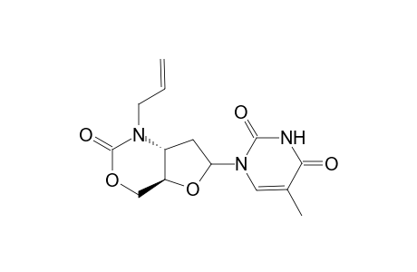 3'-N-Allylamino-3'-deoxyxylothymidine 3',5'-Carbamate