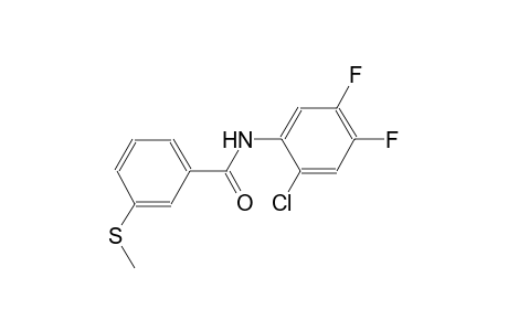 N-(2-Chloro-4,5-difluoro-phenyl)-3-methylsulfanyl-benzamide
