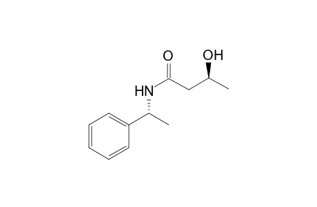 (+-)-N-(1(R)-Phenylethyl)-3(S)-hydroxybutyramide