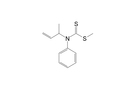 Methyl N-(but-3-en-2-yl)-N-phenyldithiocarbamate