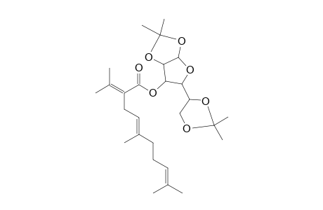 (1,2:5,6-Di-O-isopropylidene-.alpha.D-glucofuranos-3-O-yl) 2-(1'-methylethylidene)-5,9-dimethyldeca-4,8-dienoate