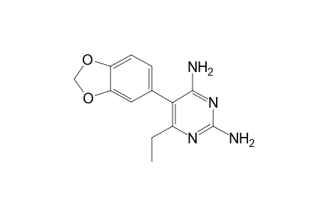 5-(1,3-benzodioxol-5-yl)-6-ethyl-pyrimidine-2,4-diamine