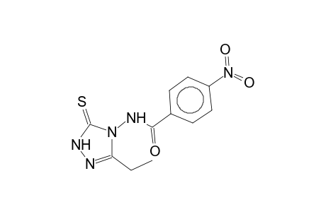 3-ethyl-4-(4-nitrobenzamido)-1,2,4-triazol-2-in-5-thione
