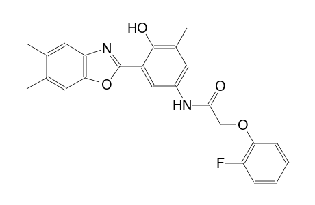 acetamide, N-[3-(5,6-dimethyl-2-benzoxazolyl)-4-hydroxy-5-methylphenyl]-2-(2-fluorophenoxy)-