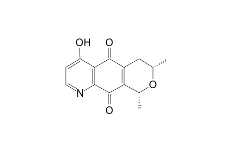 (7S,9R)-7,9-dimethyl-1,6,7,9-tetrahydropyrano[4,3-g]quinoline-4,5,10-trione