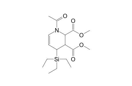 N-Acetyl-4-triethylsilyl-2,3-dicarbomethoxy-1,2,3,4-tetrahydropyridine
