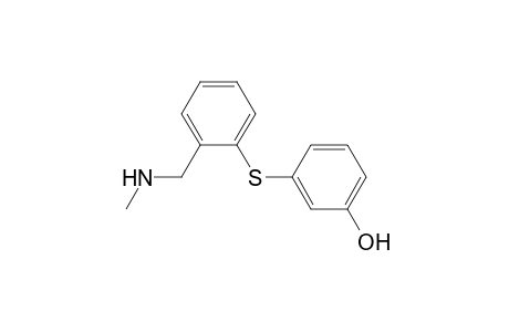 3-[[2-(Methylaminomethyl)phenyl]thio]phenol