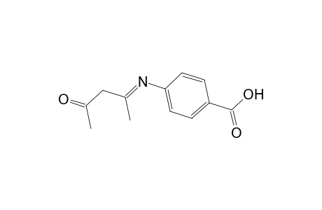 4-([(Z)-1-Methyl-3-oxobutylidene]amino)benzoic acid