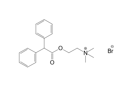(2-hydroxyethyl)trimethylammonium bromide, diphenylacetate(ester)