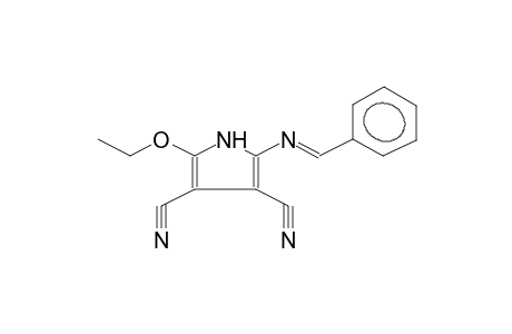 2-BENZYLIDENAMINO-3,4-DICYANO-5-ETHOXYPYRROLE