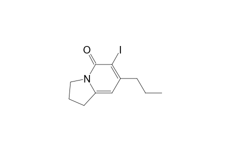 2,3-Dihydro-6-iodo-7-propyl-5(1H)-indolizinone