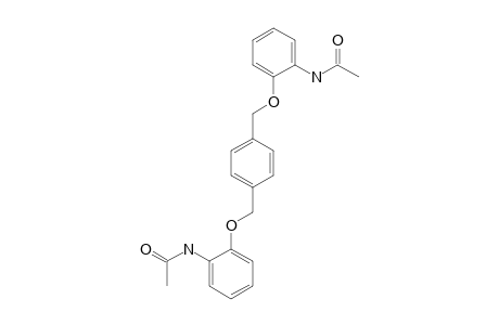 N-[2-[4-[(2-acetamidophenoxy)methyl]benzyl]oxyphenyl]acetamide