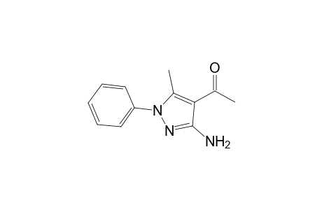 4-Acetyl-3-amino-1-phenyl-5-methylpyrazole