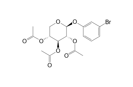 m-bromophenyl beta-D-xylopyranoside, triacetate