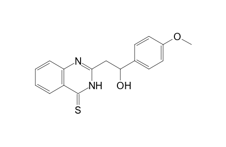 2-[2-Hydroxy-2-(4-methoxyphenyl)ethyl]-3H-quinazoline-4-thione