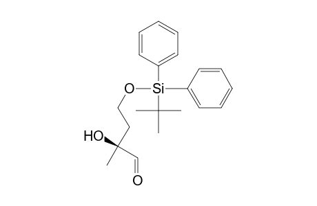 Butanal, 4-[[(1,1-dimethylethyl)diphenylsilyl]oxy]-2-hydroxy-2-methyl-, (S)-