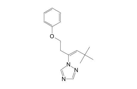 1H-1,2,4-Triazole, 1-[3,3-dimethyl-1-(2-phenoxyethyl)-1-butenyl]-
