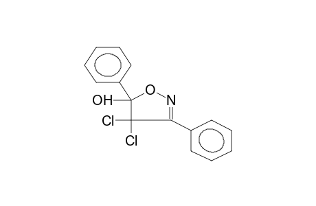 3,5-DIPHENYL-4,4-DICHLORO-5-HYDROXY-DELTA2-ISOXAZOLINE