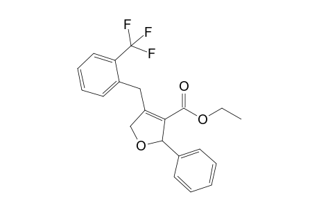 2-Phenyl-4-[2-(trifluoromethyl)benzyl]-2,5-dihydrofuran-3-carboxylic acid ethyl ester