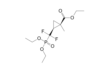 ETHYL-(1-R*,2-S*)-2-[(DIETHOXYPHOSPHORYL)-(DIFLORO)-METHYL]-1-METHYLCYCLOPROPANE-1-CARBOXYLATE