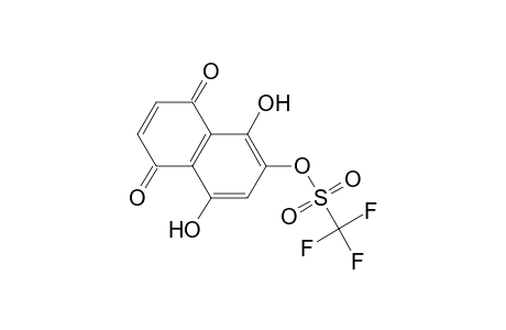 5,8-Dihydroxy-6-[(trifluoromethanesulfonyl)oxy]-1,4-naphthoquinone