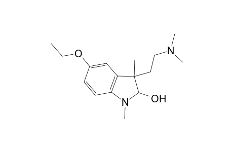 1H-Indol-2-ol, 3-[2-(dimethylamino)ethyl]-5-ethoxy-2,3-dihydro-1,3-dimethyl-