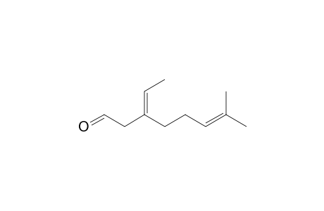 (trans)-3-Ethylidene-7-methyl-6-octenal