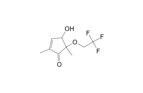 2-Cyclopenten-1-one, 4-hydroxy-2,5-dimethyl-5-(2,2,2-trifluoroethoxy)-