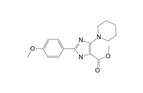 2-(4-Methoxyphenyl)-5-piperidin-1-yl-3H-imidazol-4-carboxylic acid, methyl ester