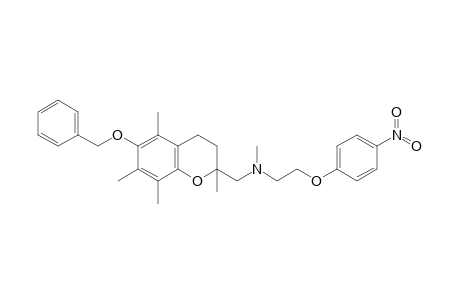 4-[2-[N-(6-Benzyloxy-2,5,7,8-tetramethylchroman-2-ylmethyl)-N-methylamino]ethoxy]nitrobenzene