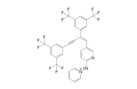 (Z)-N-{5-[2,4-Bis-(3,5-bistrifluoromethylphenyl)but-1-en-3-ynyl]pyridin-2-yl} pyridinium aminide