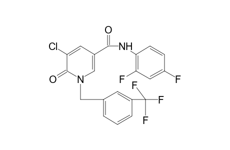 5-CHLORO-2',4'-DIFLUORO-1,6-DIHYDRO-6-OXO-1-[m-(TRIFLUOROMETHYL)-BENZYL]NICOTINANILIDE