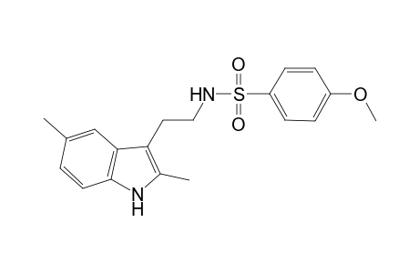 Benzenesulfonamide, N-[2-(2,5-dimethyl-1H-indol-3-yl)ethyl]-4-methoxy-