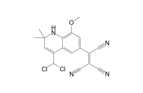 4-Dichloromethyl-8-methoxy-6-tricyanovinyl-1,2-dihydro-2,2-dimethylquinoline