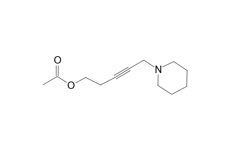 5-(1-piperidinyl)-3-pentynyl acetate